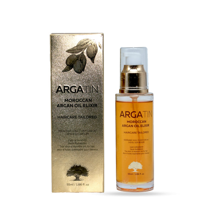 Moroccan Argan Oil Elixir For Dull & Dry Hair 100% Organic - 55ml