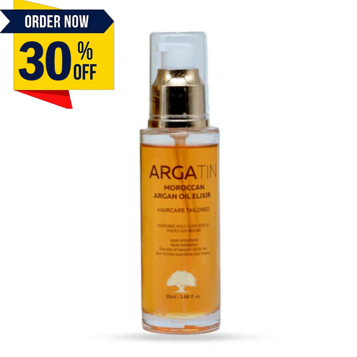 Moroccan Argan Oil Elixir For Dull & Dry Hair 100% Organic - 55ml