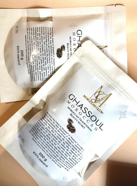 Moroccan Ghassoul Clay Facial Mask for Deep Cleansing & Detox