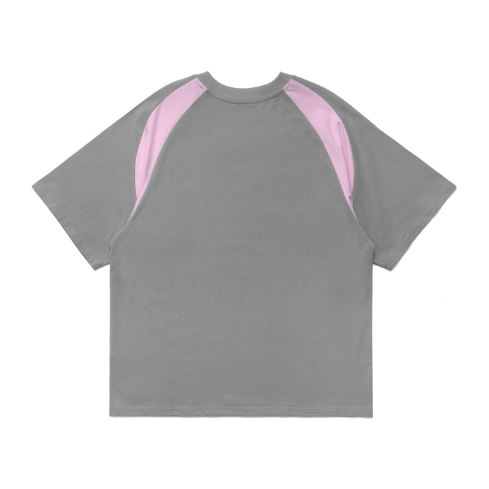 Mountaineer Raglan T-Shirt (Grey/Pink)