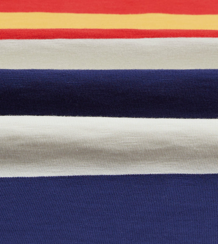 Multi Stripe Flamé Cotton Rugby Shirt