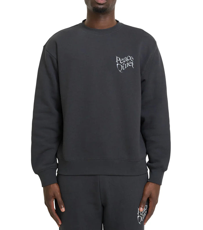 Museum of Peace & Quiet Warped Crewneck Black