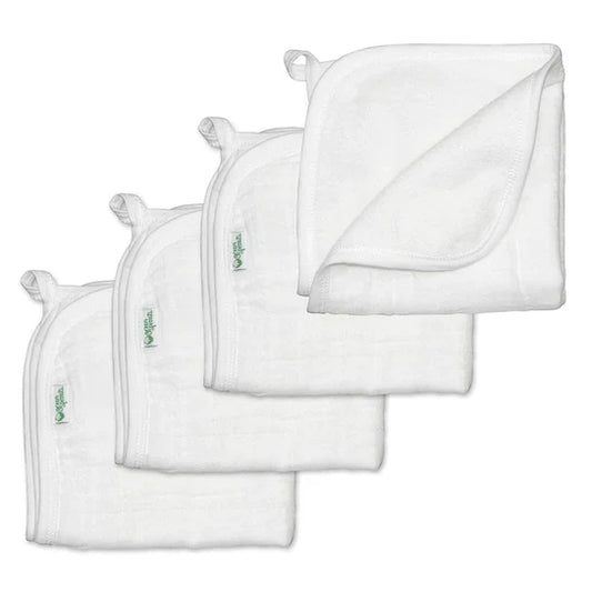 Muslin Washcloths-4pk.