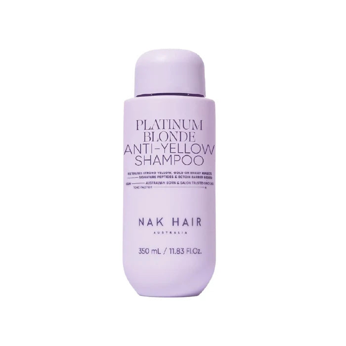 NAK SIGNATURE PLATINUM BLONDE ANTI-YELLOW SHAMPOO 350ML