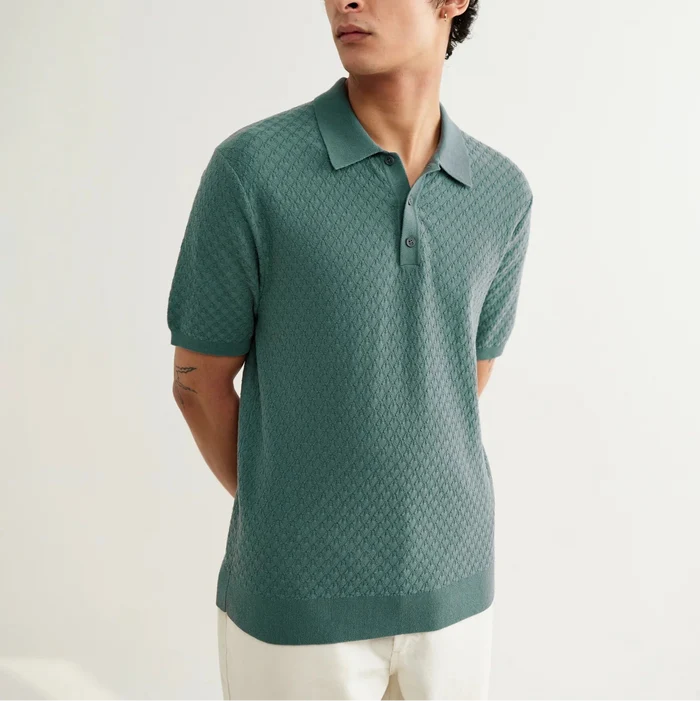 Naples Polo in Sea Green