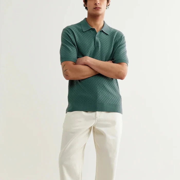 Naples Polo in Sea Green