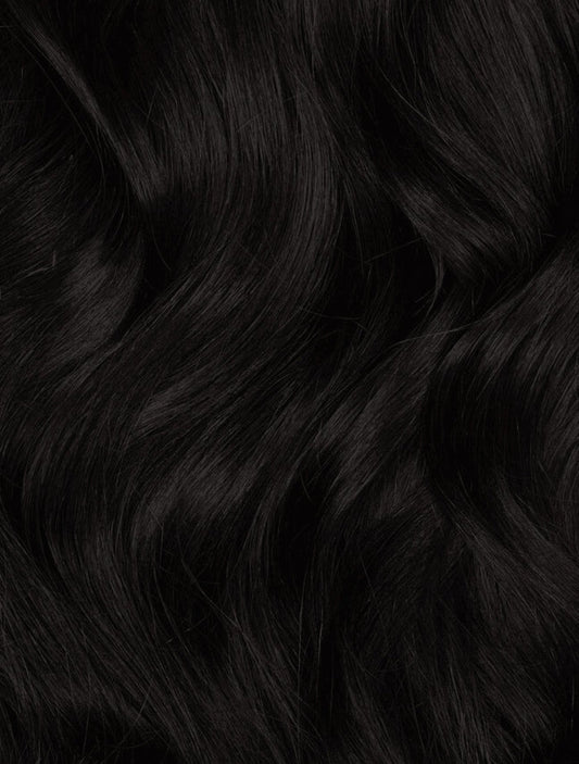 Natural Black (1A) 18" 125g - Clip-Ins