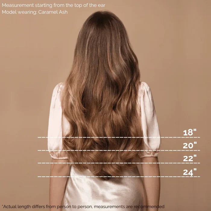 Natural Black (1A) 18" 125g - Clip-Ins