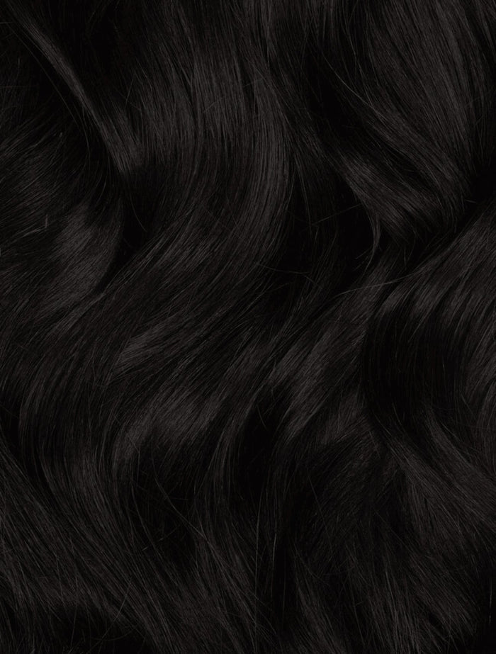 Natural Black (1A) 22" 220g - Clip-Ins