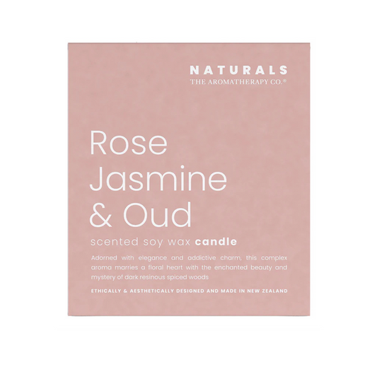 Naturals Candle - Rose,Jasmine & Oud