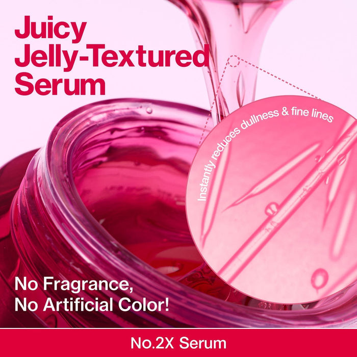 Numbuzin No.2 Rose PDRN Collagen 2X Plumping Serum + Collagen Shot 30ml - DOKAN