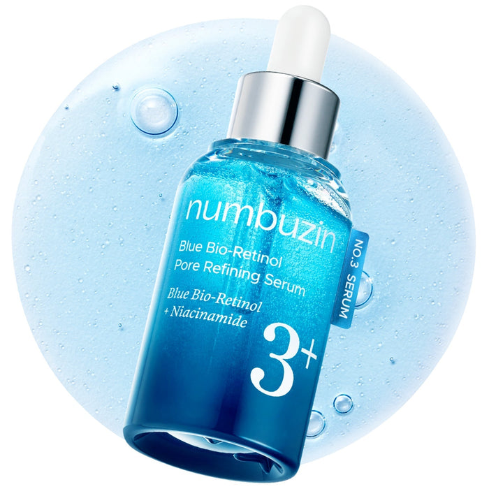 Numbuzin No.3 Blue Bio-Retinol Pore Refining Serum 30ml - DOKAN