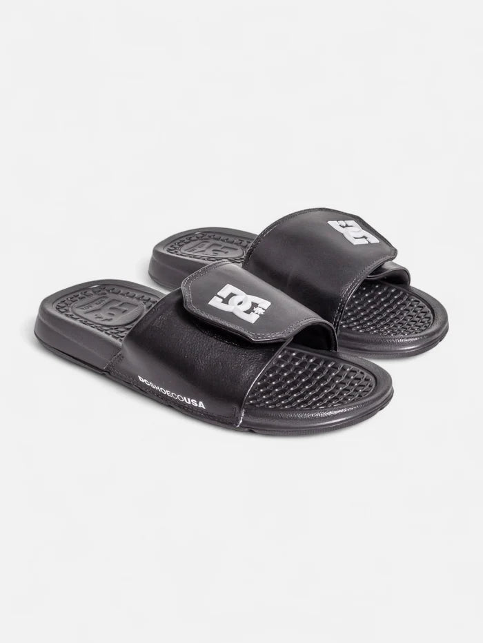 Ojota Dc Lynx Slide Adjust Negro Blanco