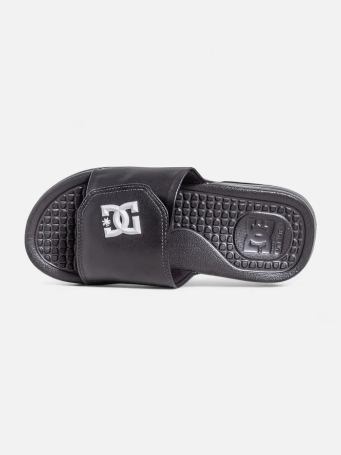 Ojota Dc Lynx Slide Adjust Negro Blanco