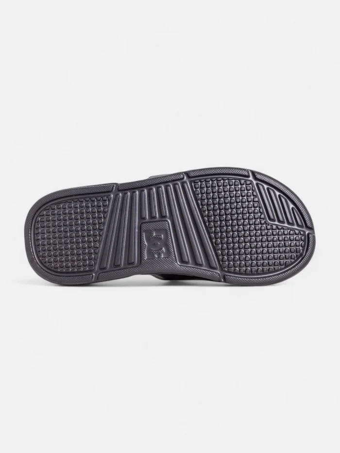 Ojota Dc Lynx Slide Adjust Negro Blanco