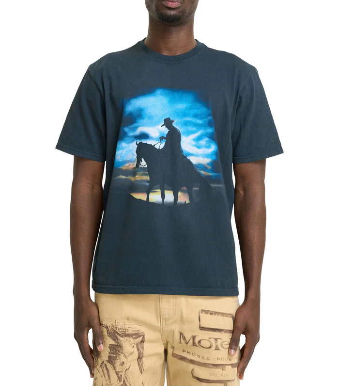 One Of These Days Harvest Moon T-Shirt Washed Black