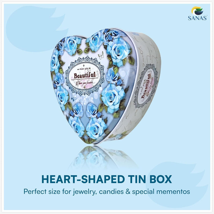 Premium Tin Box Storage Set for Jewelry Accessories and Gifts