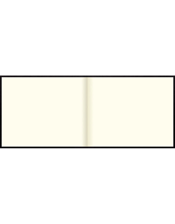 Origins Quarto Landscape Plain Guest Book Black#color_black