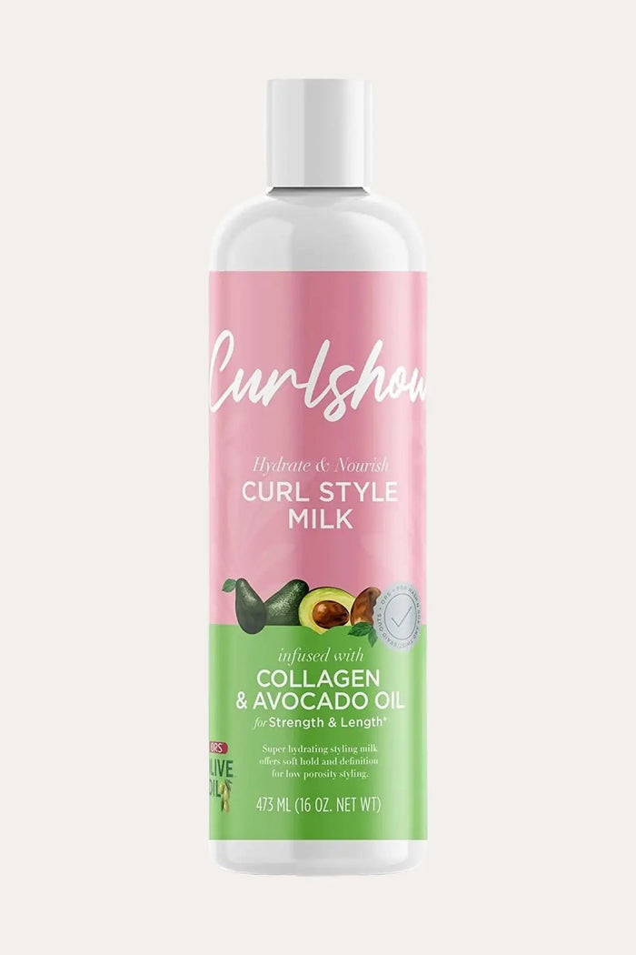 ORS OLIVE OIL CURLSHOW CURL STYLE MILK FOR STRENGTH & LENGTH 16oz ORS