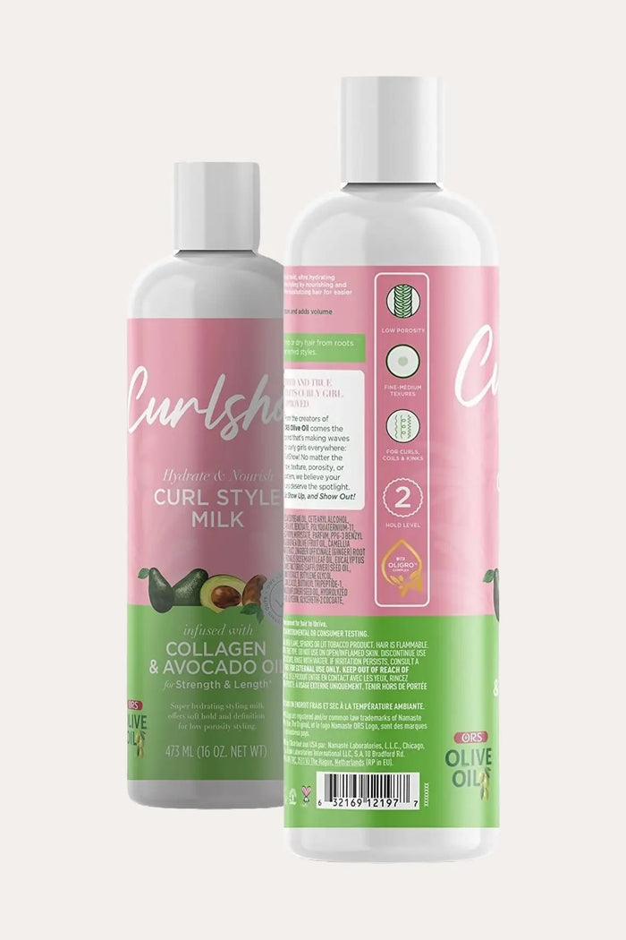 ORS OLIVE OIL CURLSHOW CURL STYLE MILK FOR STRENGTH & LENGTH 16oz ORS