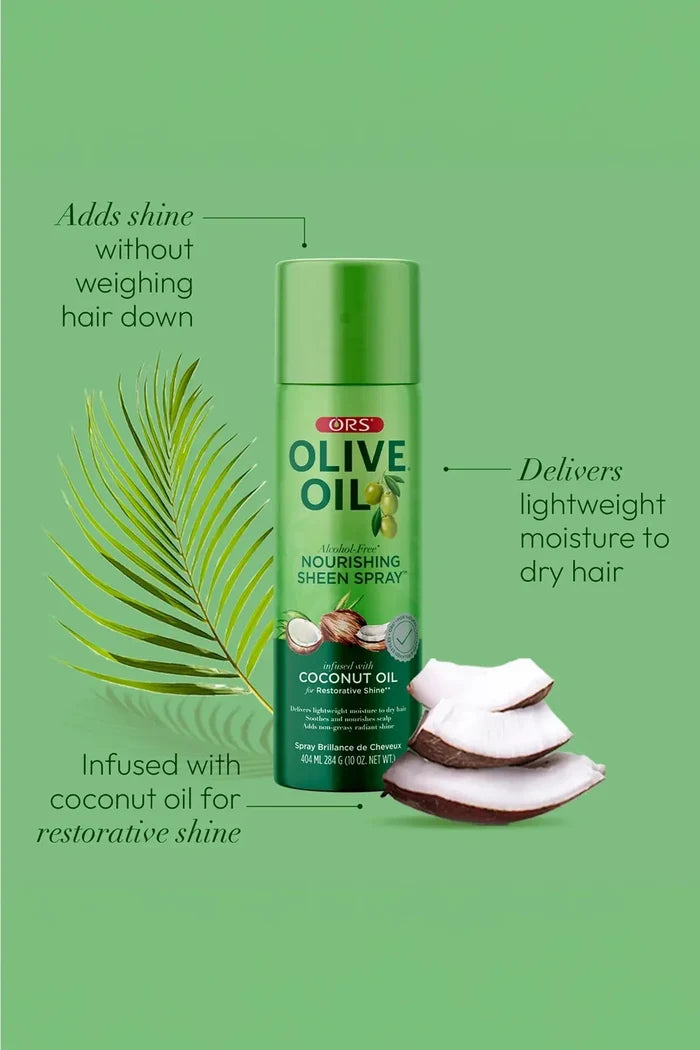 ORS OLIVE OIL NOURISHING SHEEN SPRAY WITH COCONUT OIL 11.7oz ORS
