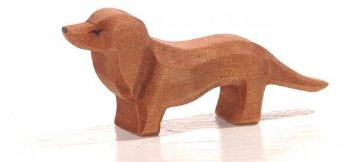 Ostheimer Dachshund - wood, natural Wooden Figures for open-ended play - Title: Default Title
