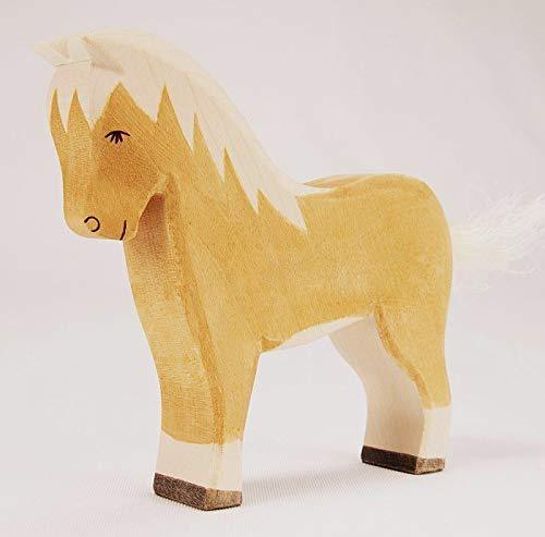Ostheimer Haflinger Horse - wood, natural Wooden Figures for open-ended play - Title: Default Title
