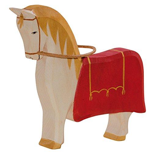 Ostheimer Horse For St Martin - wood, natural Wooden Figures for open-ended play - Title: Default Title