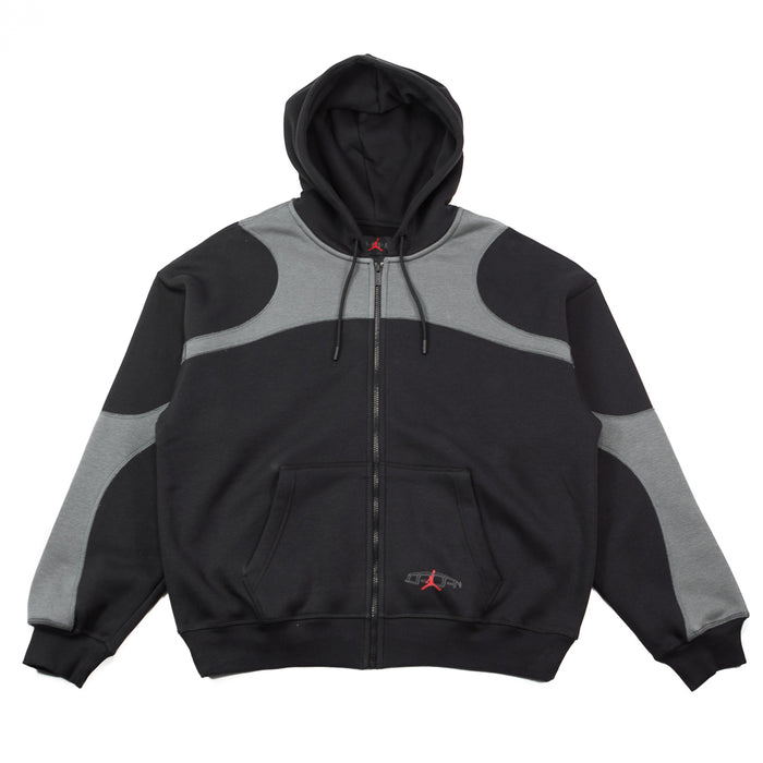 Jordan Oversized Full Zip Hoodie (Black)