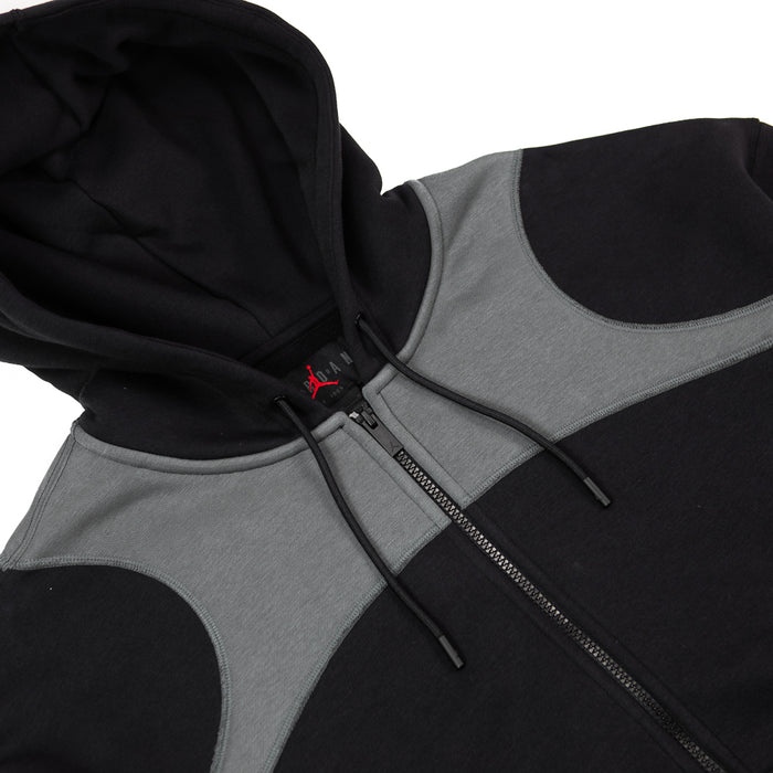 Jordan Oversized Full Zip Hoodie (Black)