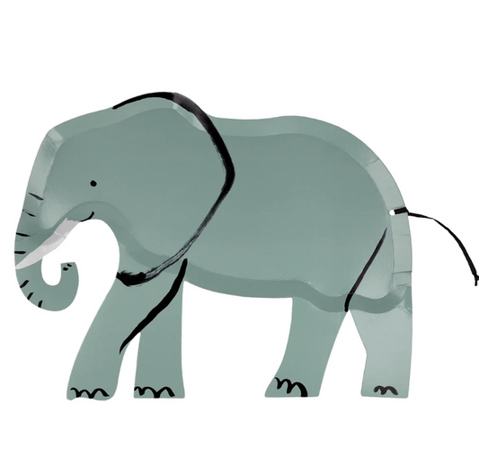 Paper Plate - Elephant
