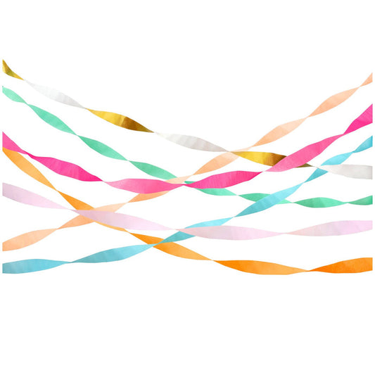 Paper Streamers - Bright Crepe