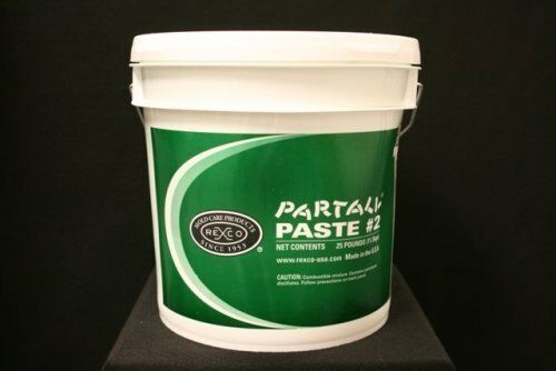 Large bucket of Partall paste #2 mold release paste.