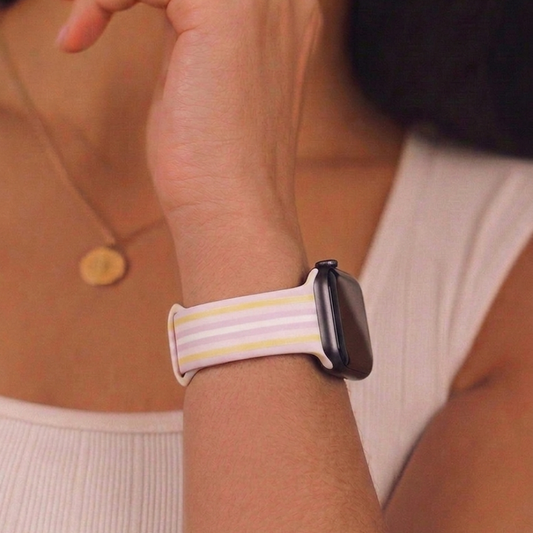 Pastel Stripes Watch Strap