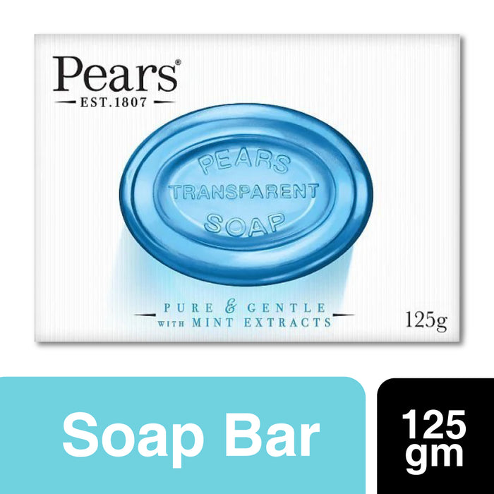 Pears Transparent Soap Pure And Gentle With Mint Extracts(Imported )(UI) 125gm