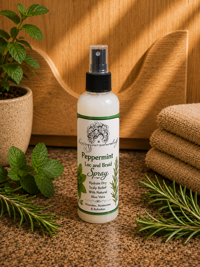 Peppermint Loc & Braid Hair Mist
