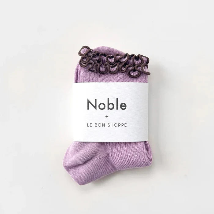 Petite Ruffled Modal Socks