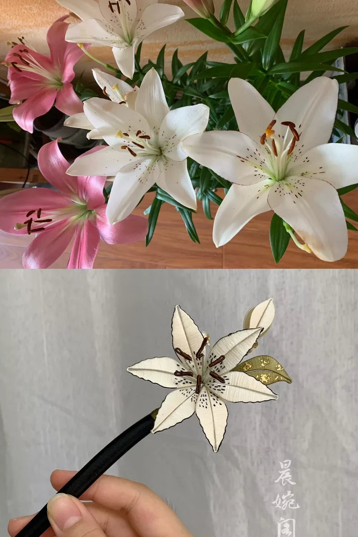 PF049 - Lily Chanhua Brooch - Wholesale