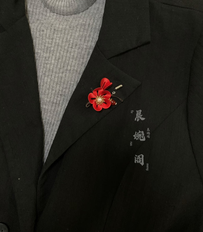 PF064 - Rose Chanhua Brooch - Wholesale