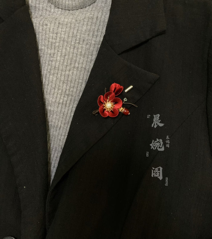 PF064 - Rose Chanhua Brooch - Wholesale