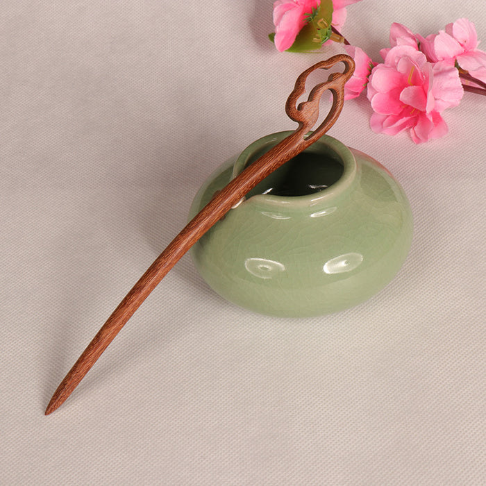 PF075 - 18cm Rosewood Hair Sticks - Wholesale