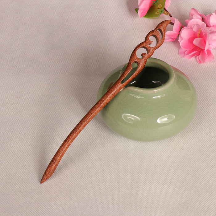 PF075 - 18cm Rosewood Hair Sticks - Wholesale