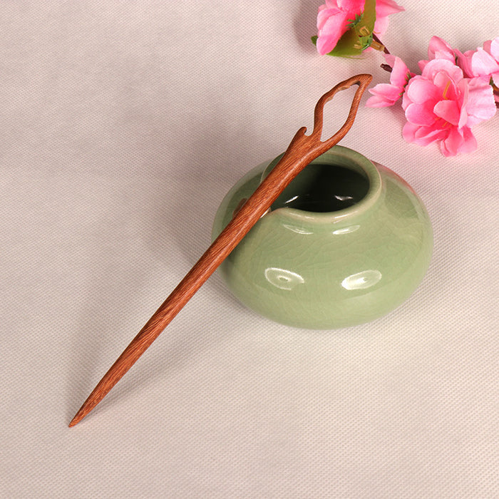 PF075 - 18cm Rosewood Hair Sticks - Wholesale