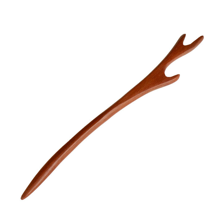 PF076 - 17cm Red Sandalwood Hair Sticks - Wholesale