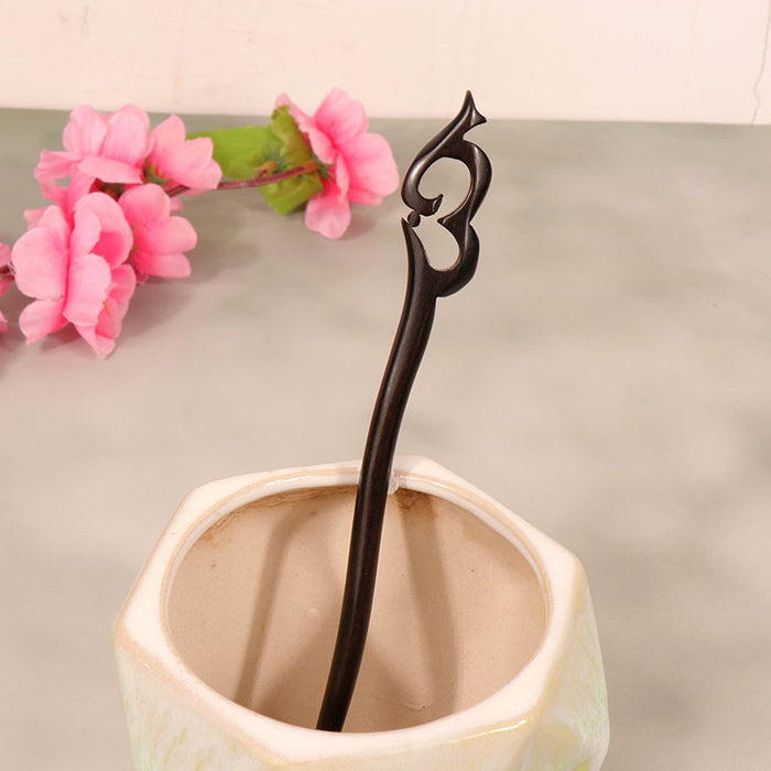 PF081 - 18cm Ebony Hair Sticks - Wholesale