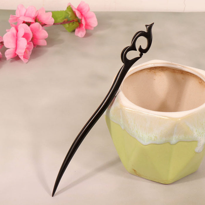 PF081 - 18cm Ebony Hair Sticks - Wholesale