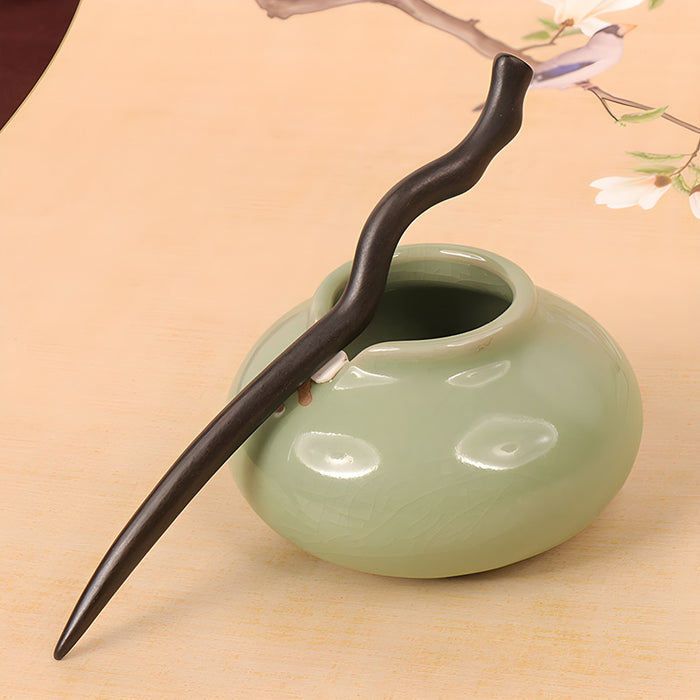 PF082 - 15cm Ebony Hair Sticks - Wholesale