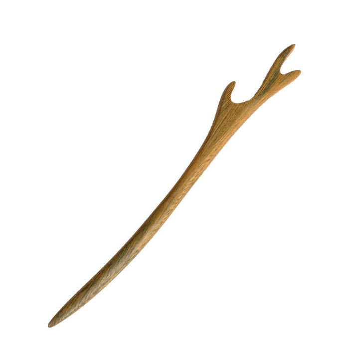 PF097 - 18cm Green Sandalwood Hair Sticks - Wholesale