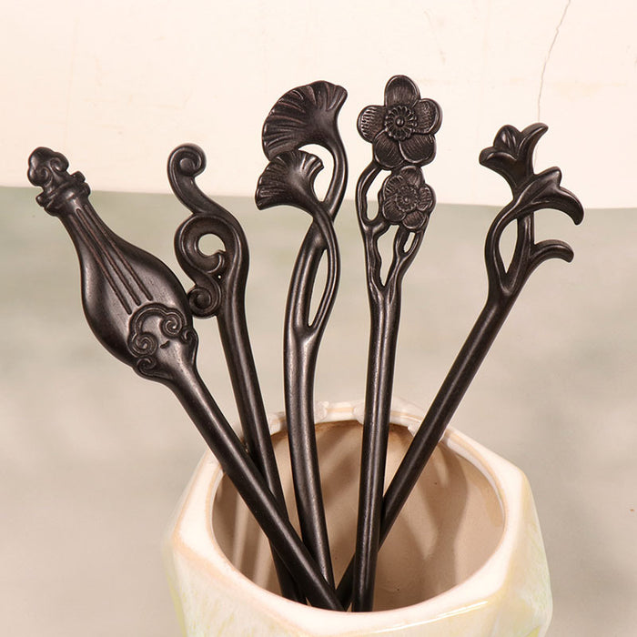 PF102 - 18cm Ebony Hair Sticks - Wholesale