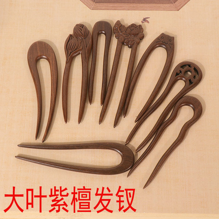 PF116 - Big-Leaf Rosewood Hair Sticks - Wholesale